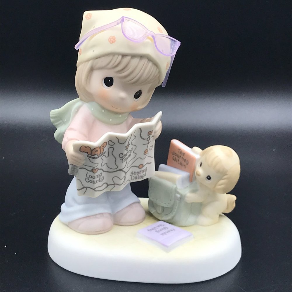Precious Moments 2005 25th Anniversary Membership Figurine - Map A Route…